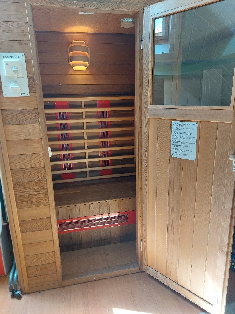 Riho saunette infrarood sauna 1-2 personen, Ophalen, Gebruikt, Infrarood, Complete sauna