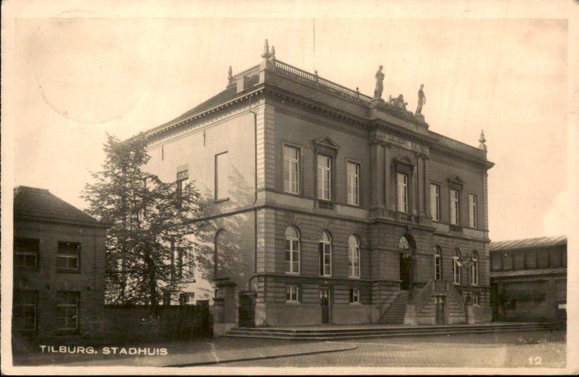 Timburg - Stadhuis, Ophalen of Verzenden, 1920 tot 1940, Gelopen, Noord-Brabant