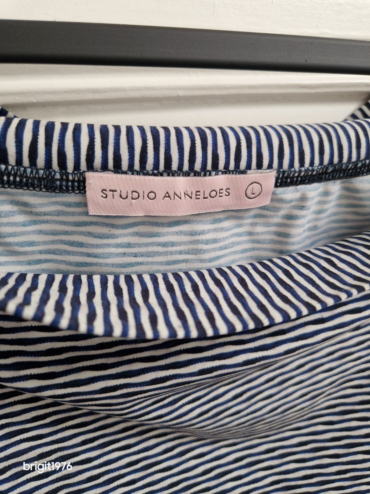 Studio Anneloes top met boothals en streepjes, Kleding | Dames, Studio Anneloes, Blauw, Maat 42/44 (L), Ophalen of Verzenden