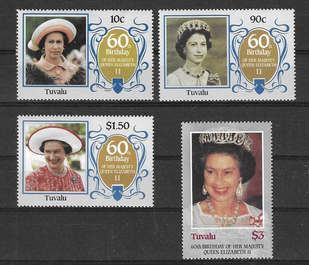 Tuvalu Michel 360-363 postfris, Ophalen of Verzenden, Postfris