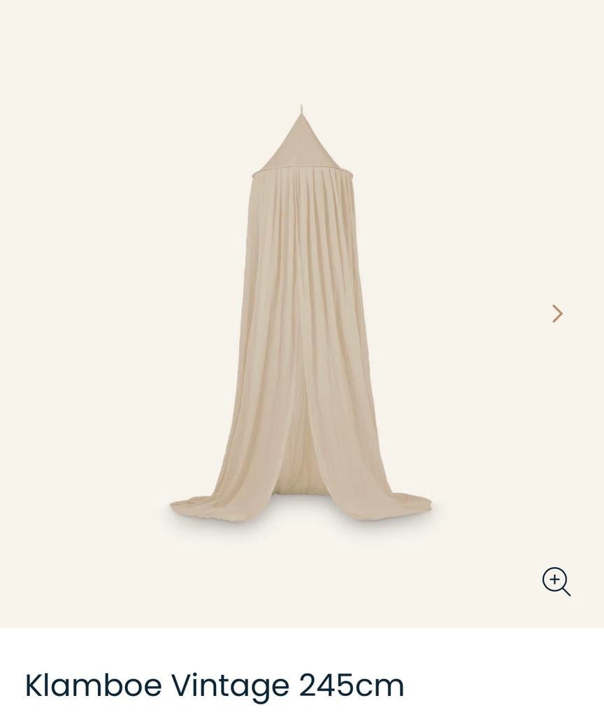 Jollein klamboe nougat, Kinderen en Baby's, Kinderkamer | Inrichting en Decoratie, Ophalen of Verzenden, Zo goed als nieuw, Klamboe