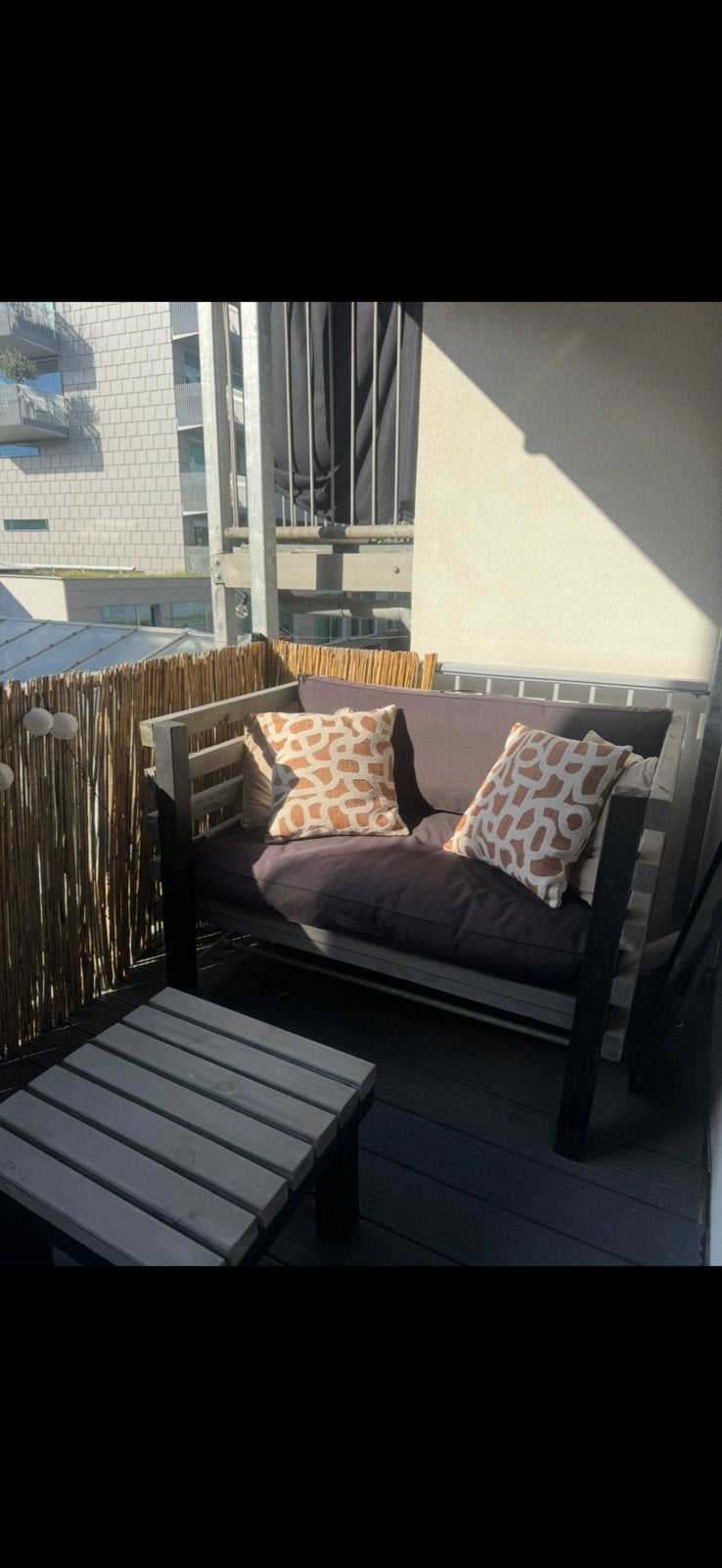 Loungeset bank+tafel, Ophalen, Zo goed als nieuw, Bank