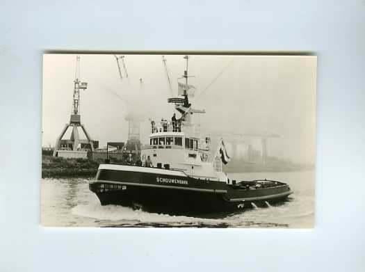 scheepvaart-div sleepboten-SMIT-schouwen/steen bank-europa, Ophalen of Verzenden, 1940 tot 1960, Gelderland