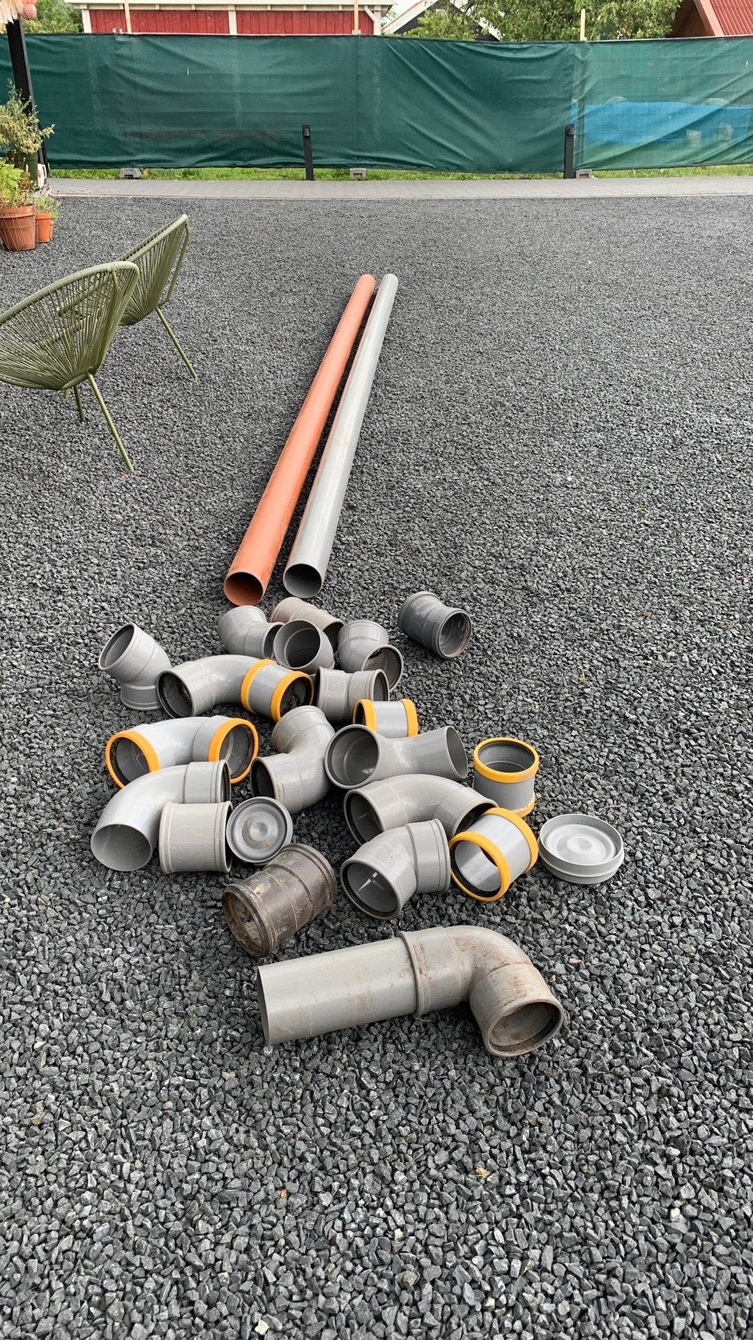 7 rioolbuizen 125, Ophalen, Afvoer, Pvc, 4 tot 6 meter