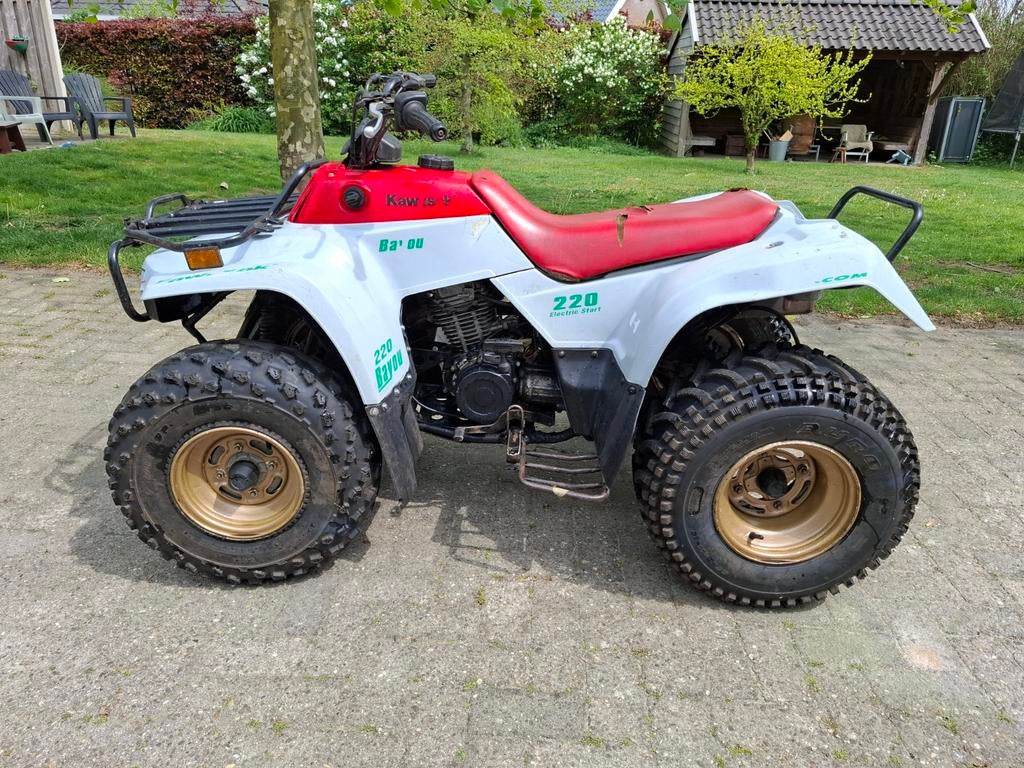 Kawasaki KLF 220 Bayou Quad, 1 cilinder, 220 cc, 11 kW of minder