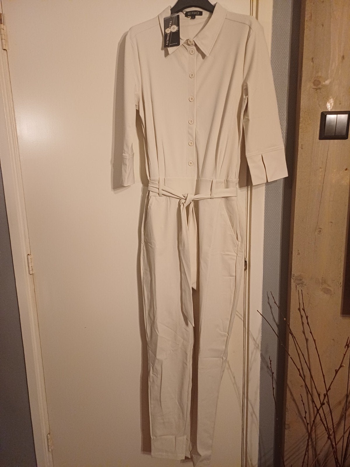 Mi piace Travel Jumpsuit Kitkleur 3/4 Mouw Skinnypijp, Kleding | Dames, Jumpsuits, Mp, Overige kleuren, Mp, Maat 46/48 (XL) of groter