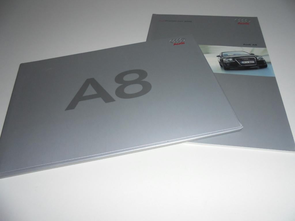 brochureset Audi A8 modellen 2005, Ophalen of Verzenden, Zo goed als nieuw, Audi