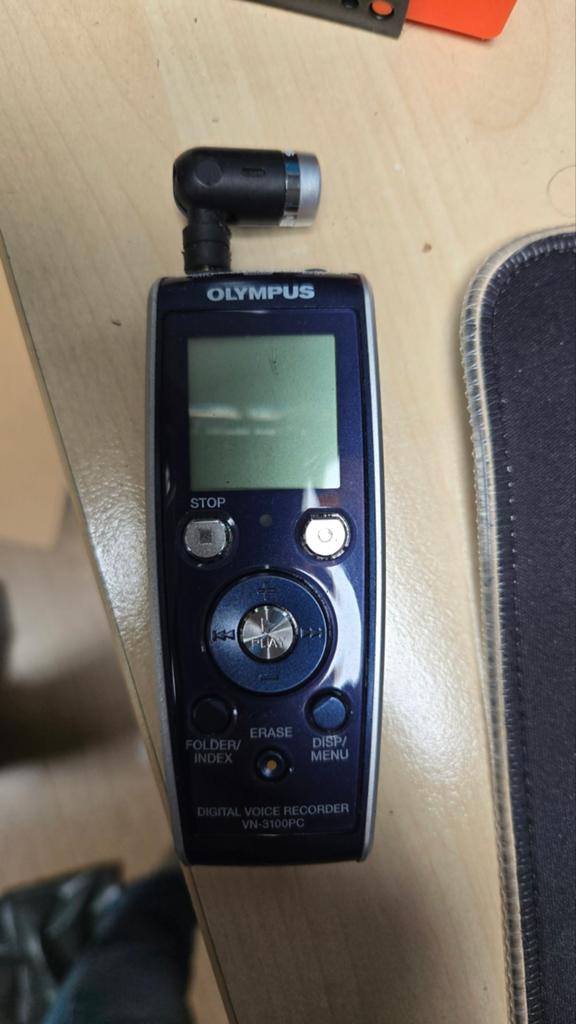 Olympus VN-3100PC Digitale Voice Recorder met Microfoon, Ophalen of Verzenden, Gebruikt
