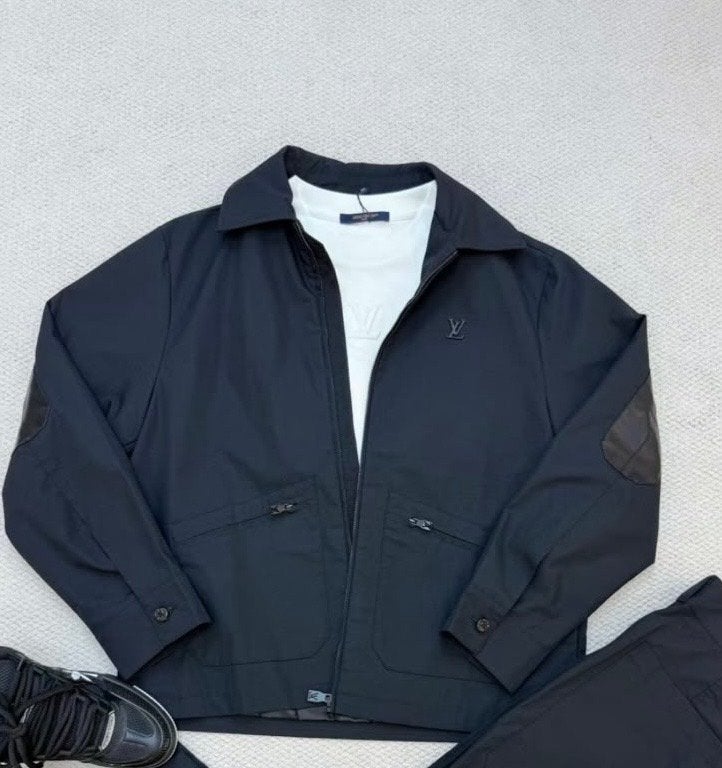 Louis Vuitton Zwarte Jas maat XL, Kleding | Heren, Ophalen of Verzenden, Zo goed als nieuw, Maat 48/50 (M), Zwart