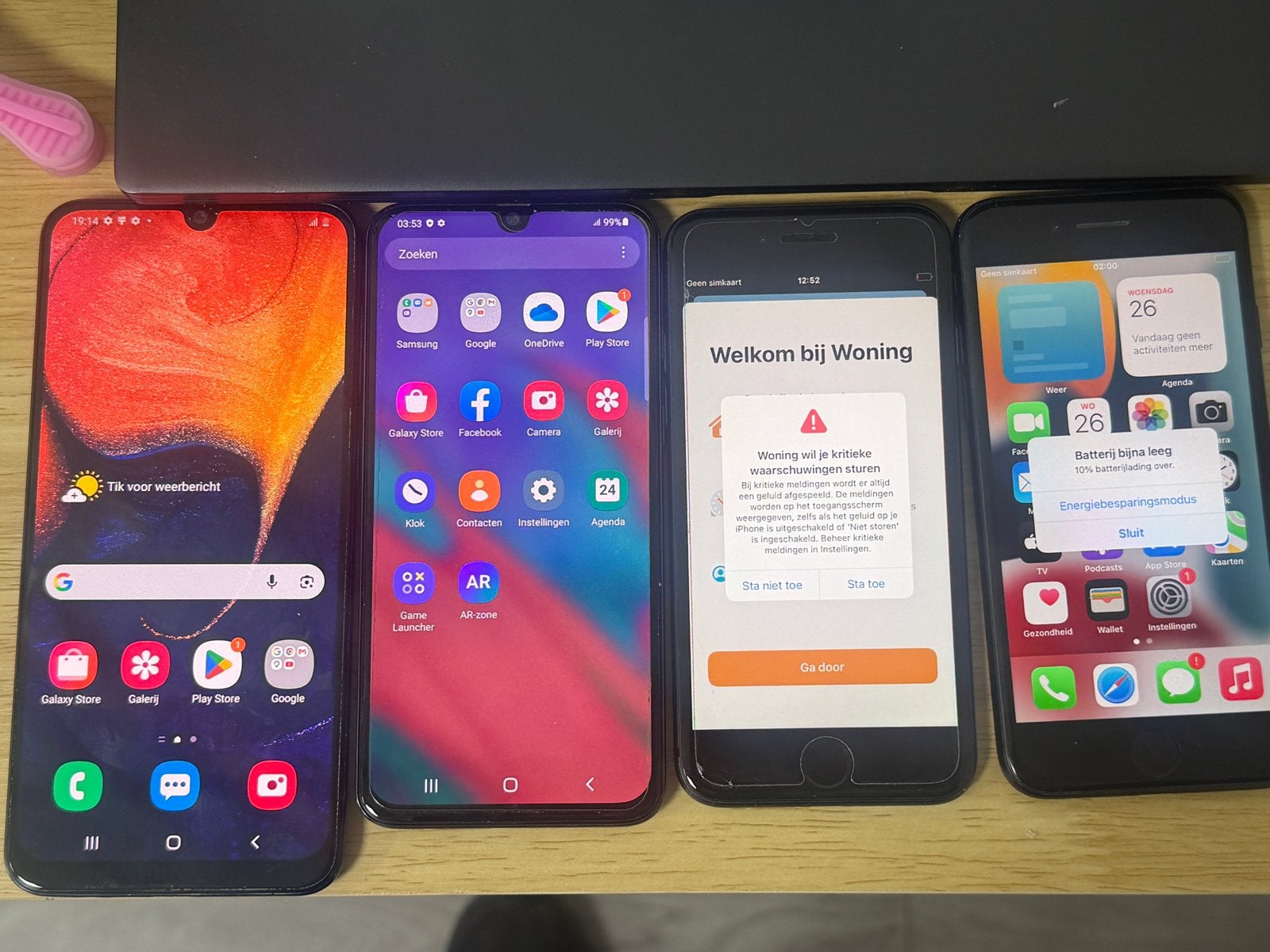 iPhone 7, 8 en Samsung A50/A40 - Los of Partij - Goede Staat, Telecommunicatie, Ophalen of Verzenden, Gebruikt, IPhone 7