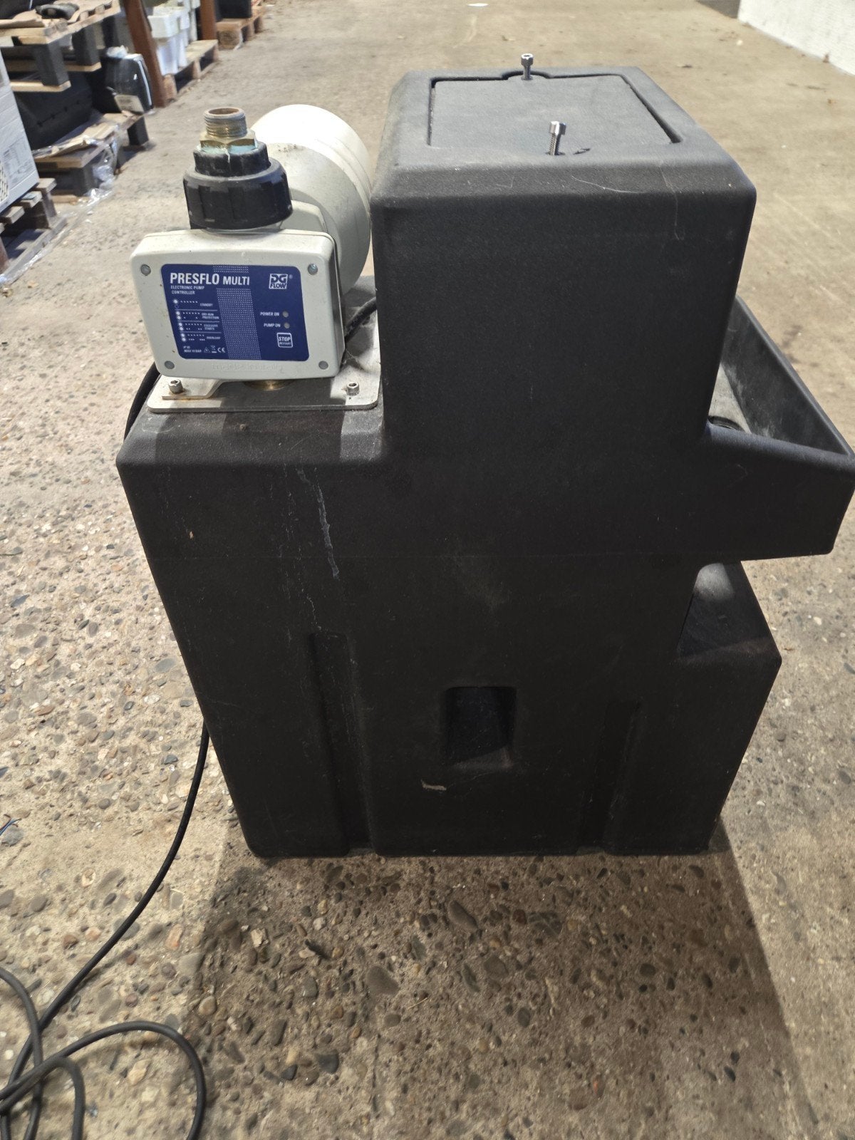 Breektank boosterbox Type AB met Presflo Multi, Ophalen of Verzenden, Gebruikt, Elektrisch, Hydrofoorpomp