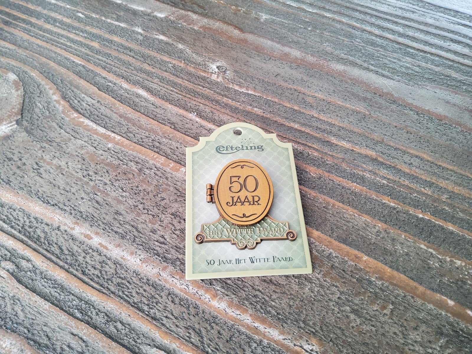 efteling pin 50 jaar het witte paard, Verzamelen, Ophalen of Verzenden