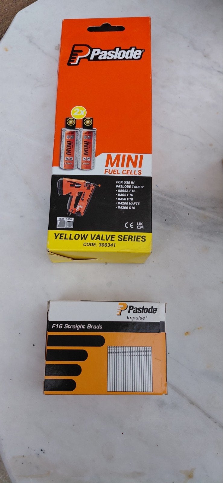 Nieuwe Paslode 300341 mini-brandstofcellen (gele gaspatronen, Ophalen of Verzenden, Nieuw