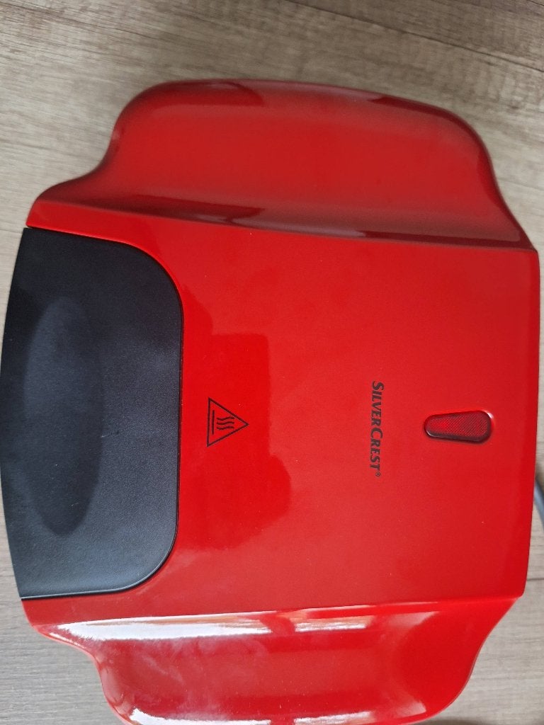 SilverCrest tosti-ijzer rood, Ophalen, Zo goed als nieuw