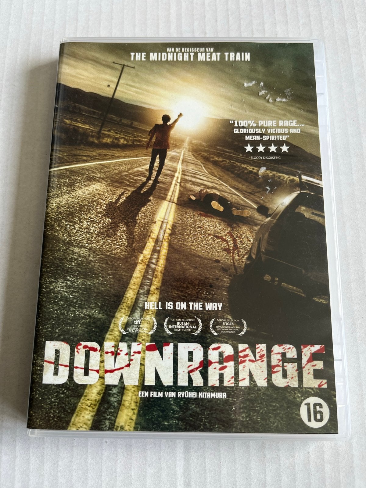 Downrange DVD - film van Ryûhei Kitamura, Vanaf 16 jaar, Nederlands, Overige genres, Ophalen of Verzenden