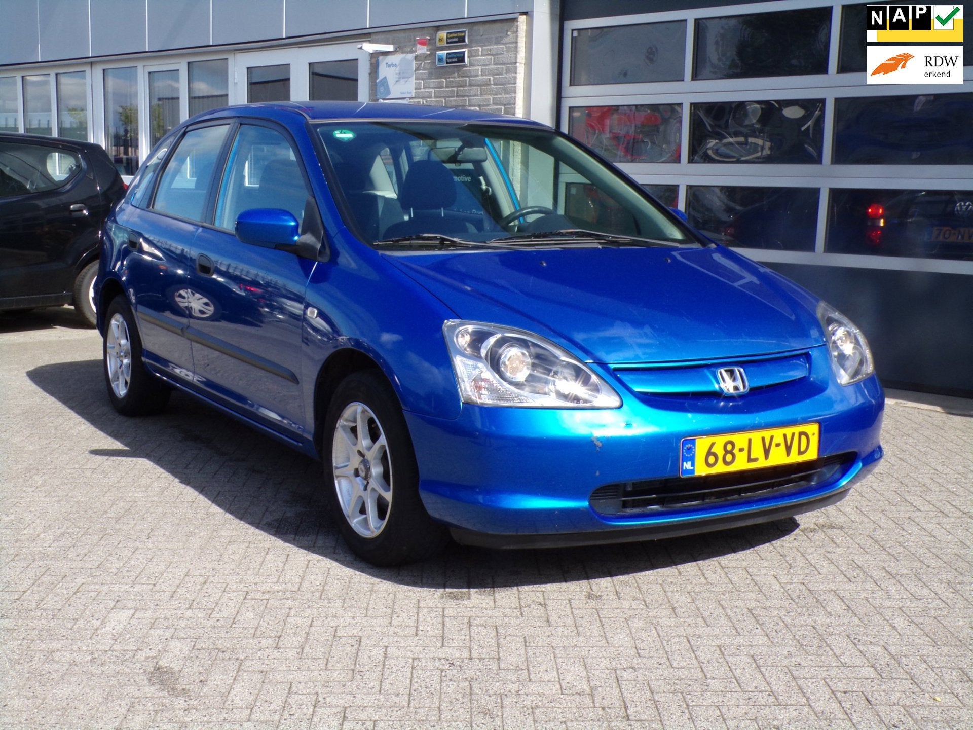 Honda Civic 1.4i LS, Voorwielaandrijving, Gebruikt, 4 cilinders, Blauw