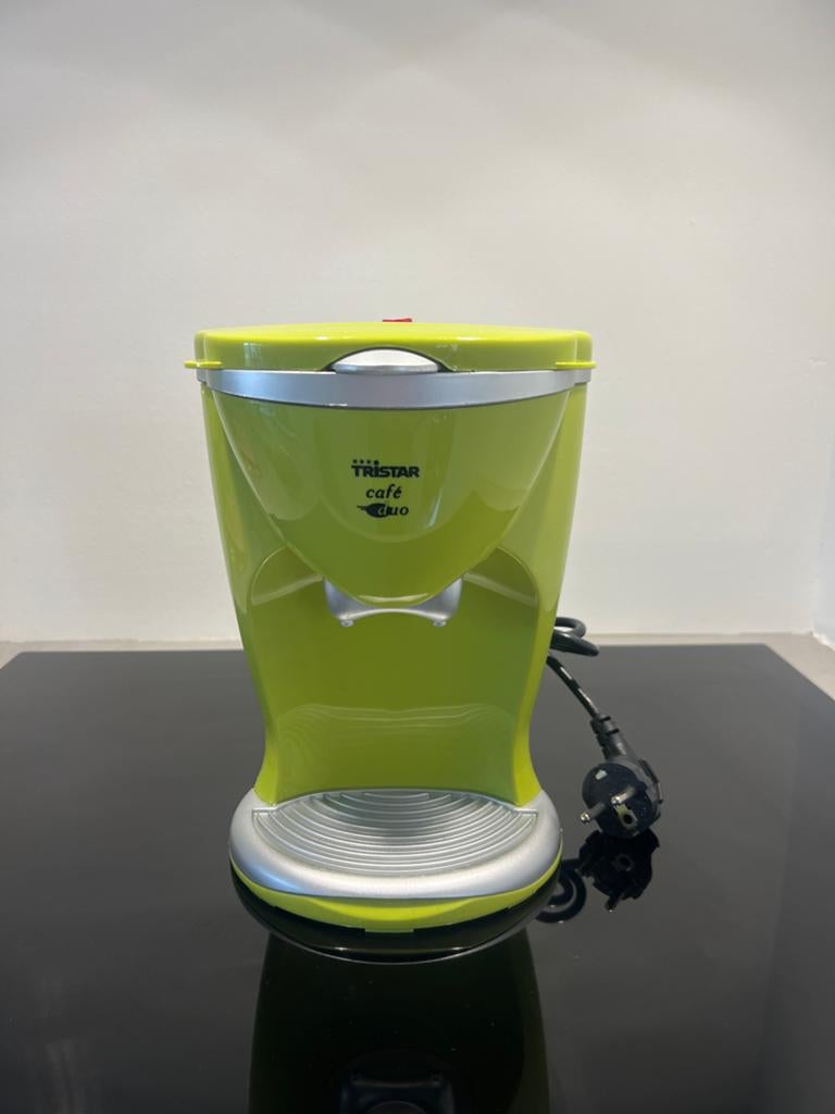 Tristar Café Duo - Retro Koffiezetapparaat Groen, Overige modellen, Gemalen koffie, Ophalen of Verzenden, Zo goed als nieuw