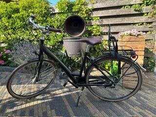Fiets Giant Chill (28’’, met tasdrager), Fietsen en Brommers, Fietsen | Dames | Damesfietsen, Ophalen, Terugtraprem, Gebruikt