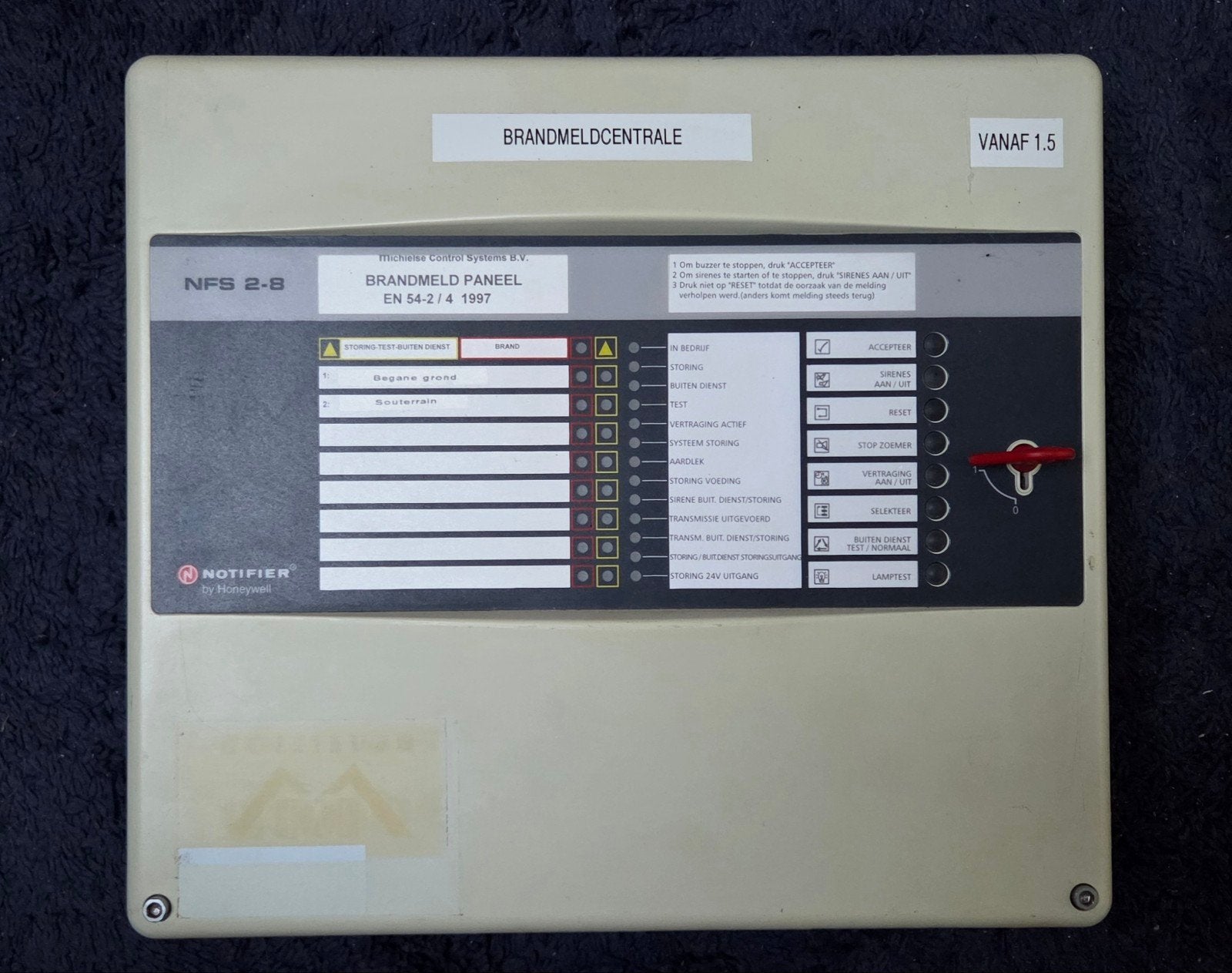Notifier NFS2-8 Brandmeldcentrale, Ophalen of Verzenden