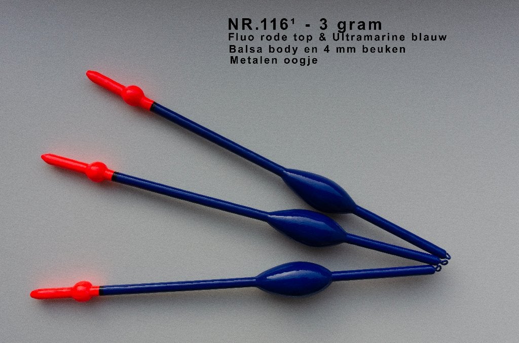 KARPERDOBBER HANDBUILT  NR. 116¹ / 3 gram, Watersport en Boten, Hengelsport | Karpervissen, Ophalen of Verzenden, Nieuw, Dobber of Lood