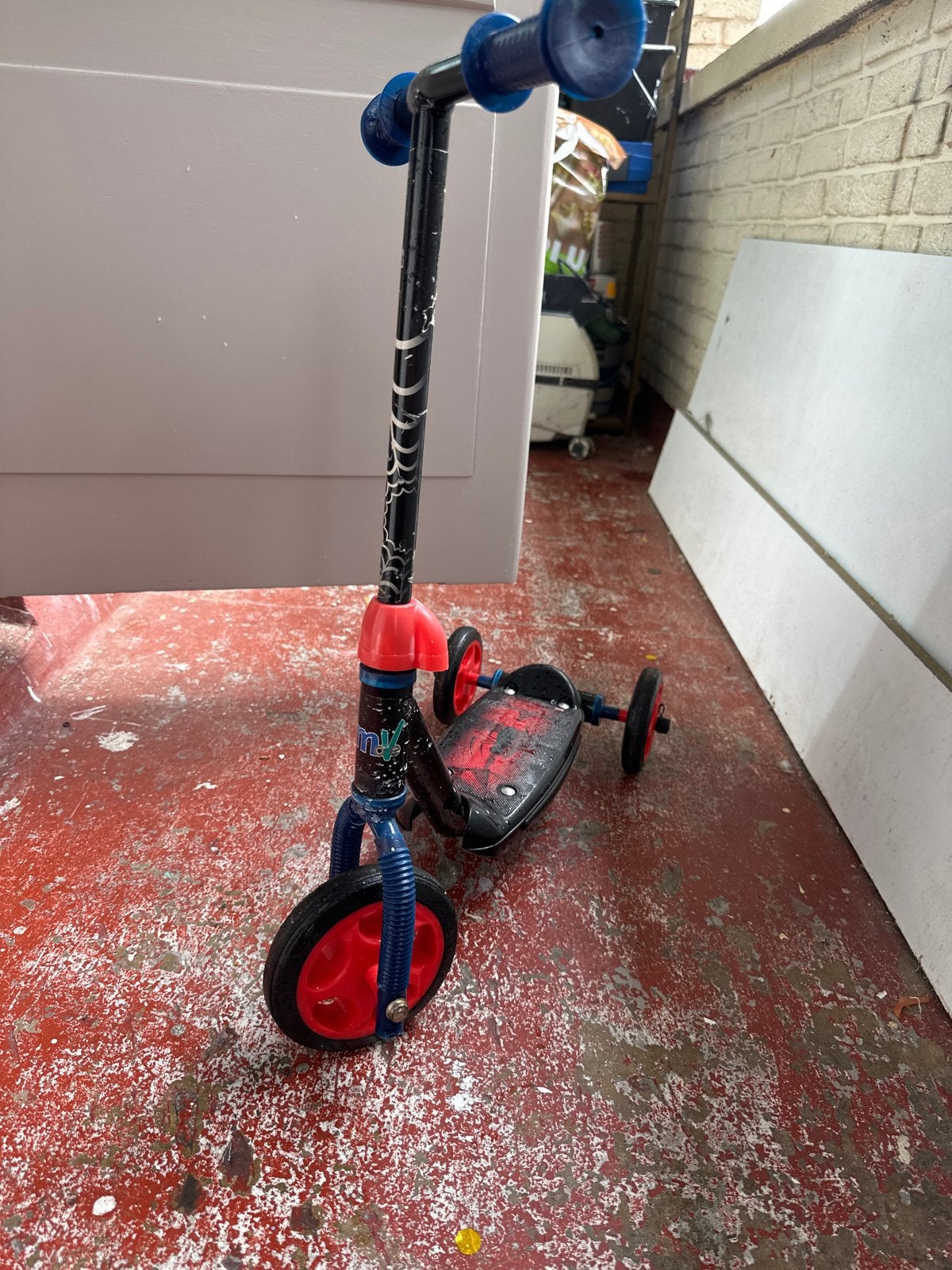 Gebruikte Spider-Man step voor kinderen, Ophalen, Gebruikt, Gewone step
