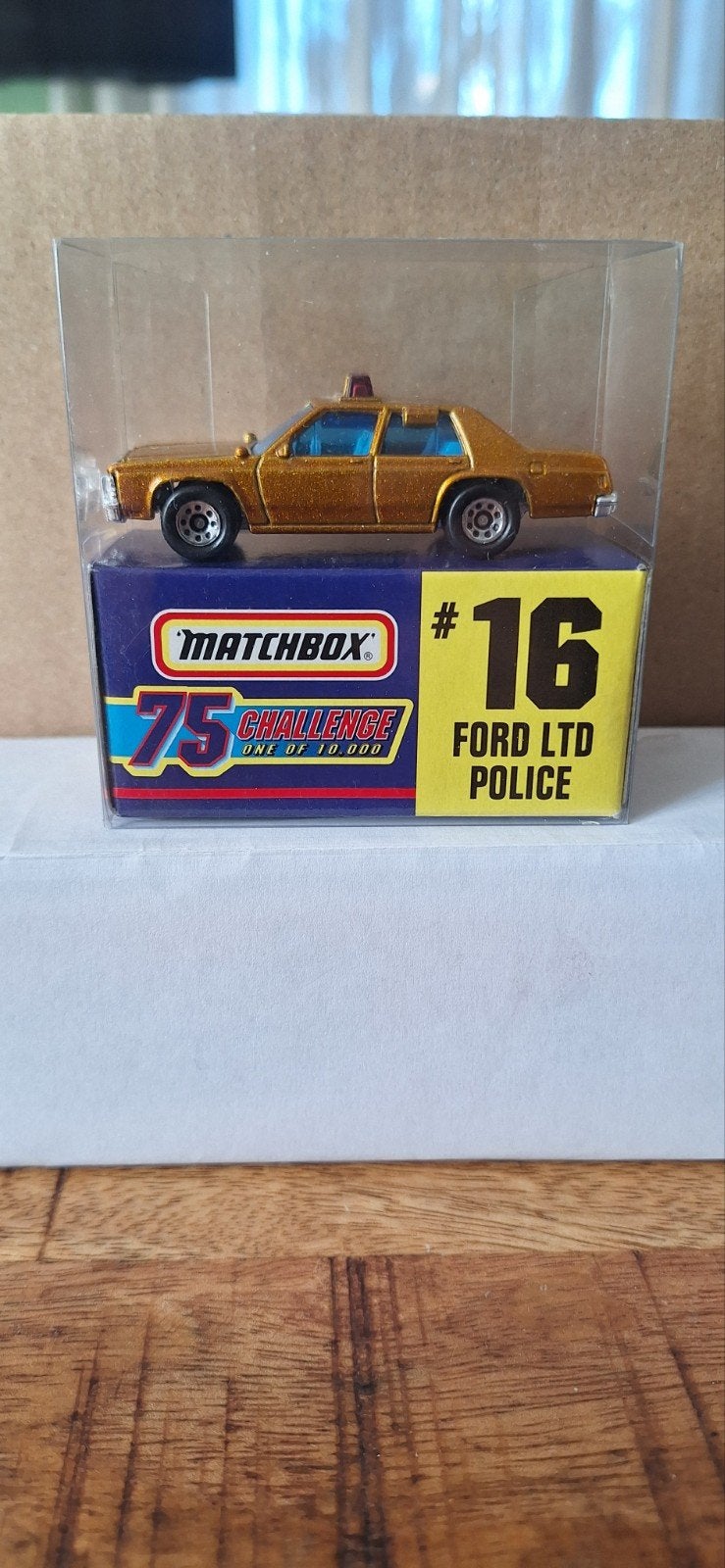 Matchbox #16 Ford LTD Police - 75 Challenge, Hobby en Vrije tijd, Ophalen of Verzenden, Nieuw, Auto