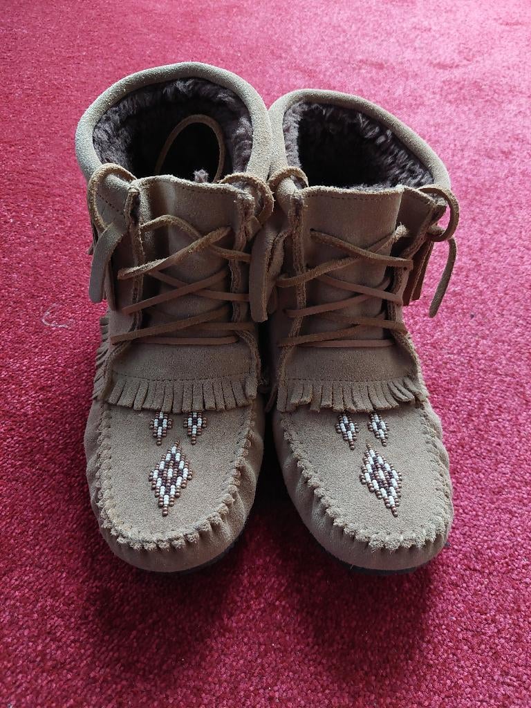 moccasins, Kleding | Dames, Schoenen, Beige, Ophalen of Verzenden, Sneakers of Gympen, Zo goed als nieuw
