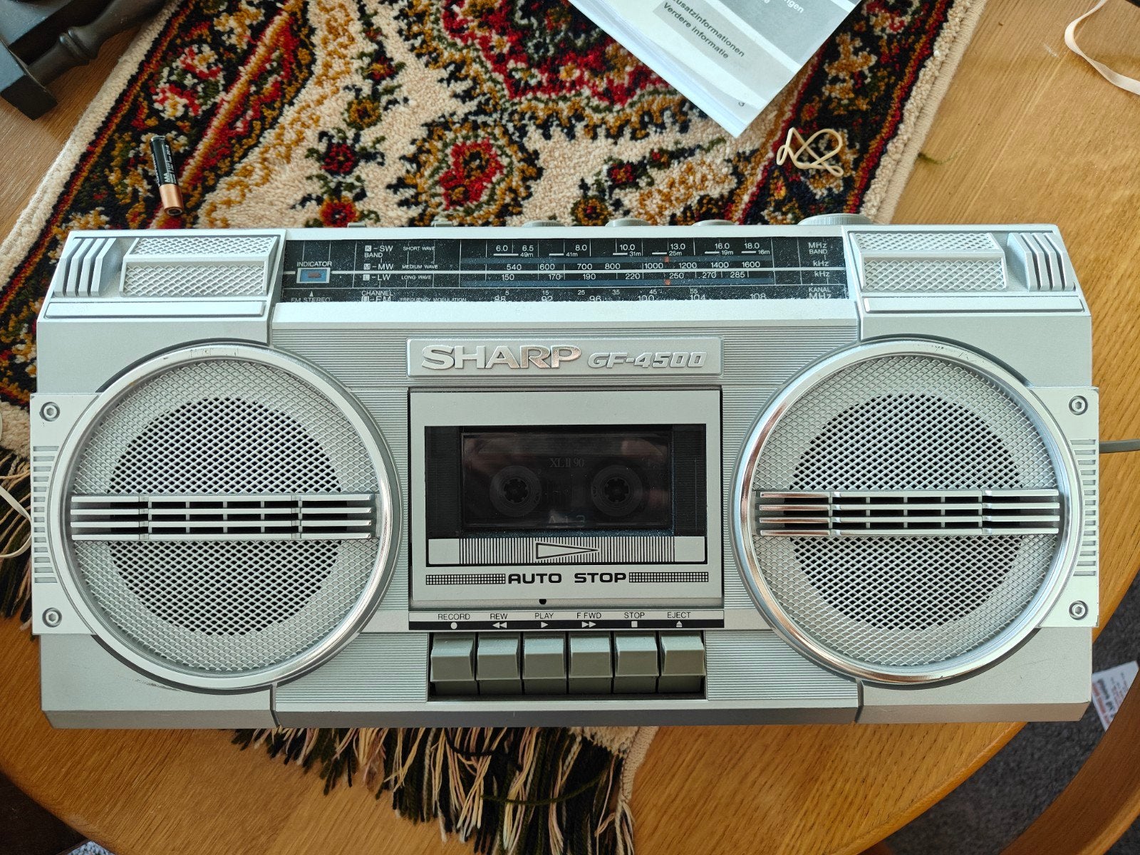 Sharp GF-4500 Vintage Boombox Radio Cassette Recorder, Ophalen