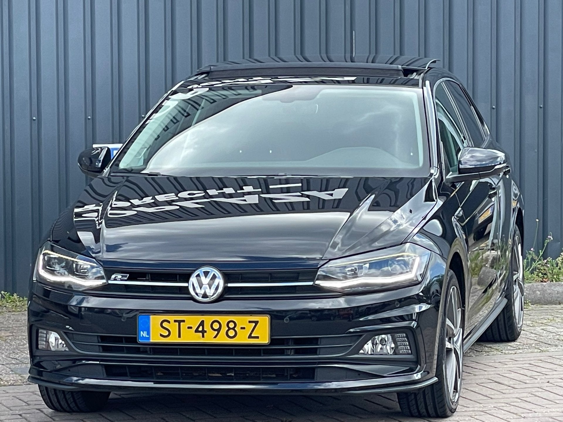 Volkswagen Polo 1.0 TSI R LINE | VIRTUAL | PANO, Auto's, Voorwielaandrijving, Stof, Zwart, Origineel Nederlands