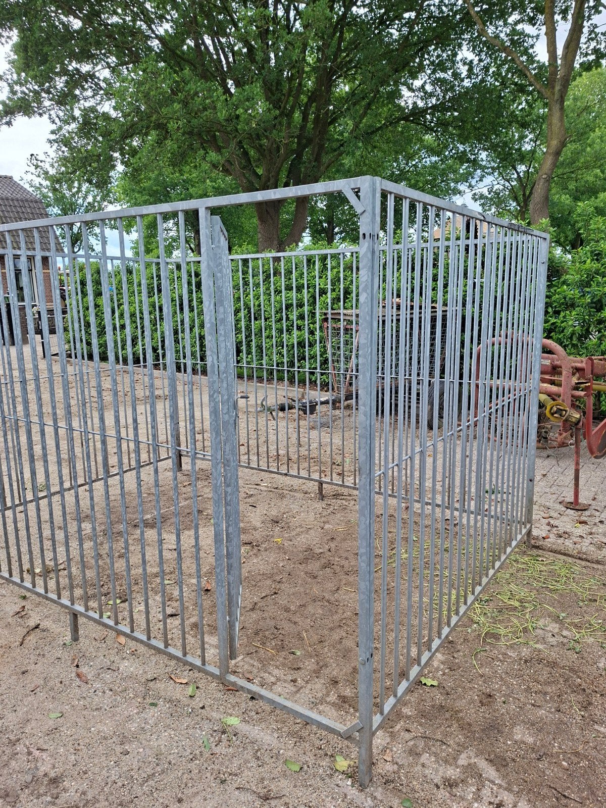 Honden kennel, Dieren en Toebehoren, Hondenhokken, Ophalen, Gebruikt, 110 cm of meer, 100 cm of meer