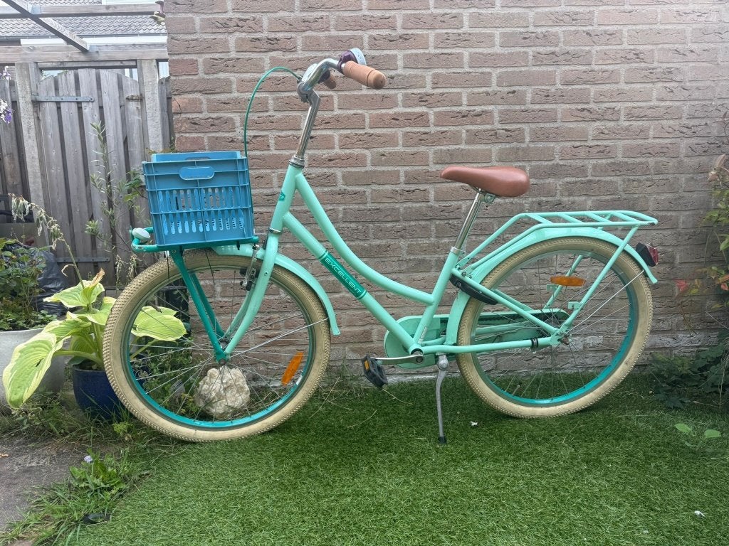 Kinderfiets, Ophalen, Terugtraprem, Gebruikt, 24 inch