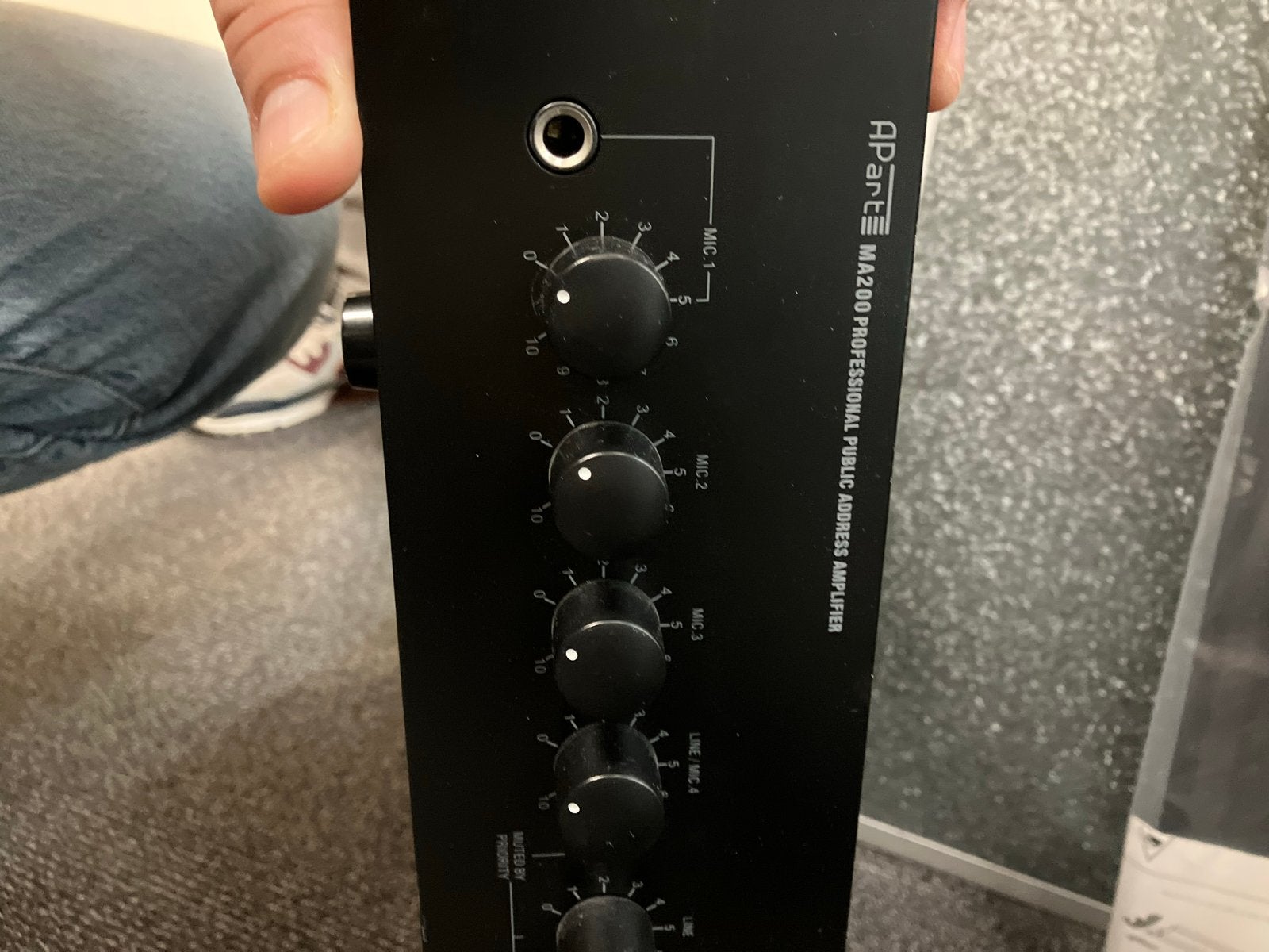 Apart MA200 Professionele Public Address Versterker, Overige systemen, Zo goed als nieuw, Minder dan 60 watt, Ophalen