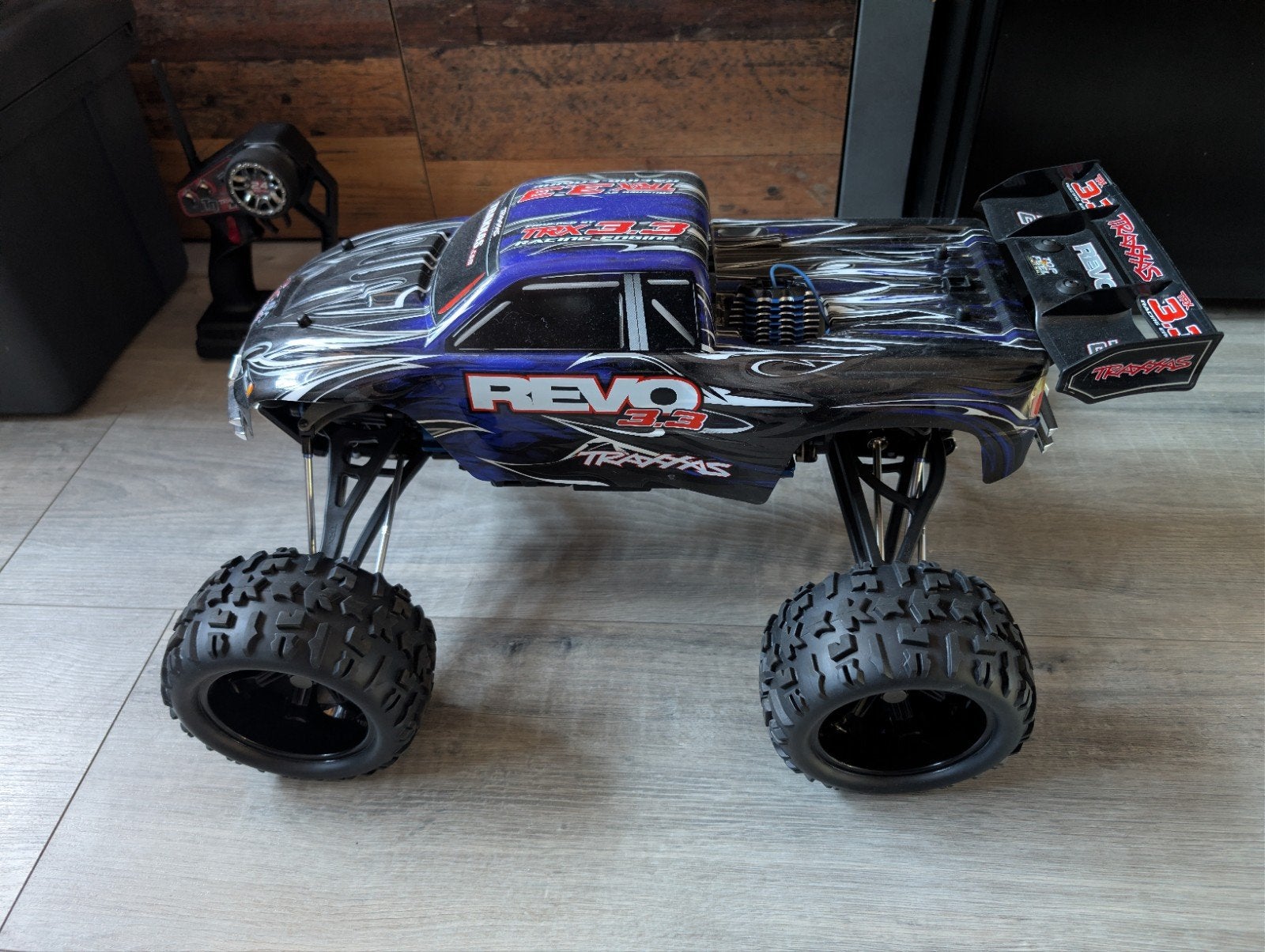 Traxxas Revo 3.3 zgan overcompleet, Ophalen, Nitro, Auto offroad