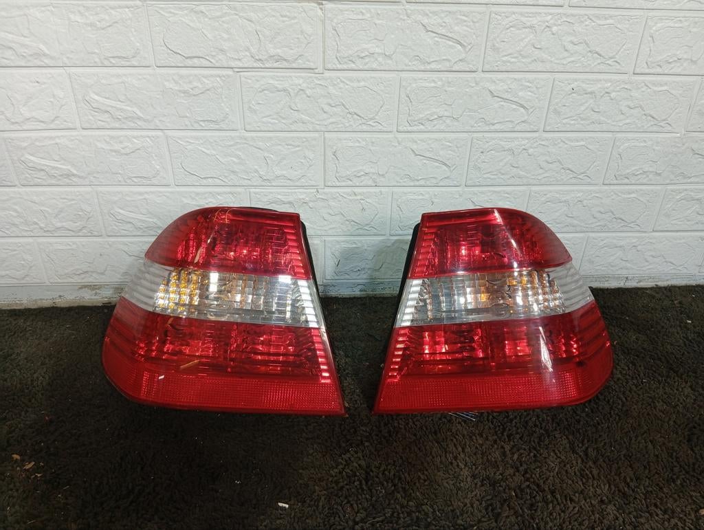 BMW E46 Sedan Facelift LCI achterlichten met fittingen, Auto-onderdelen, Verlichting, Ophalen of Verzenden, Gebruikt, BMW