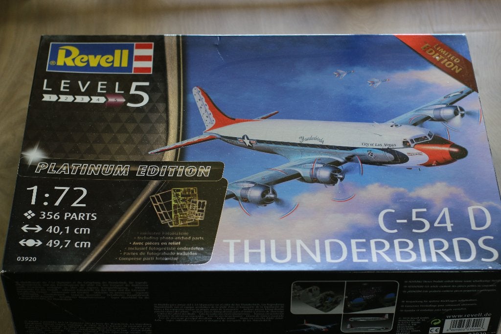 C-54D (DC-4) Thunderbirds Platinum Edition Revell 1/72, 1:72 tot 1:144, Revell, Nieuw, Ophalen of Verzenden