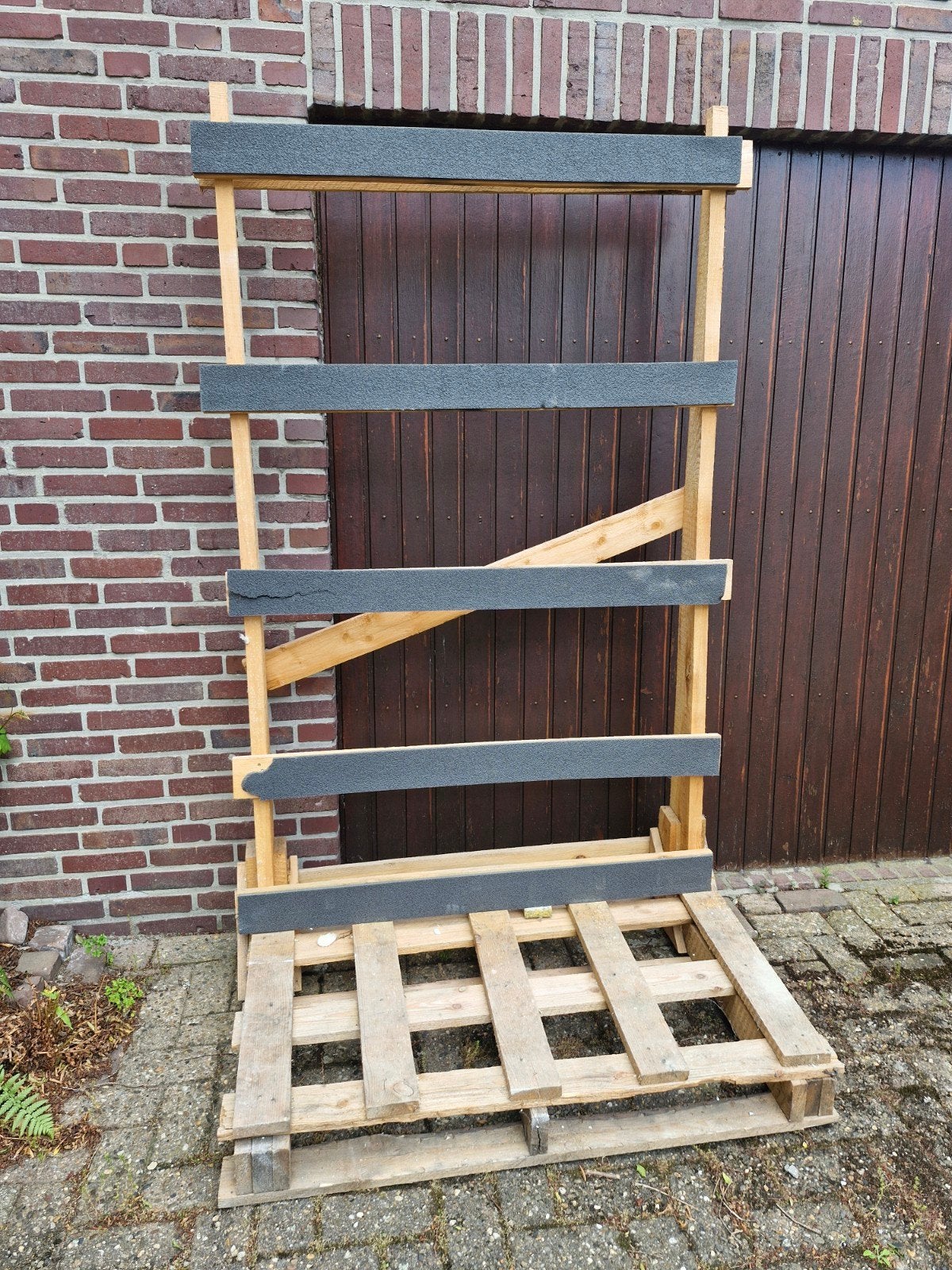 Transportbok glasbok pallet GRATIS brandhout, Ophalen of Verzenden, 50 mm of meer, Minder dan 200 cm, Vuren