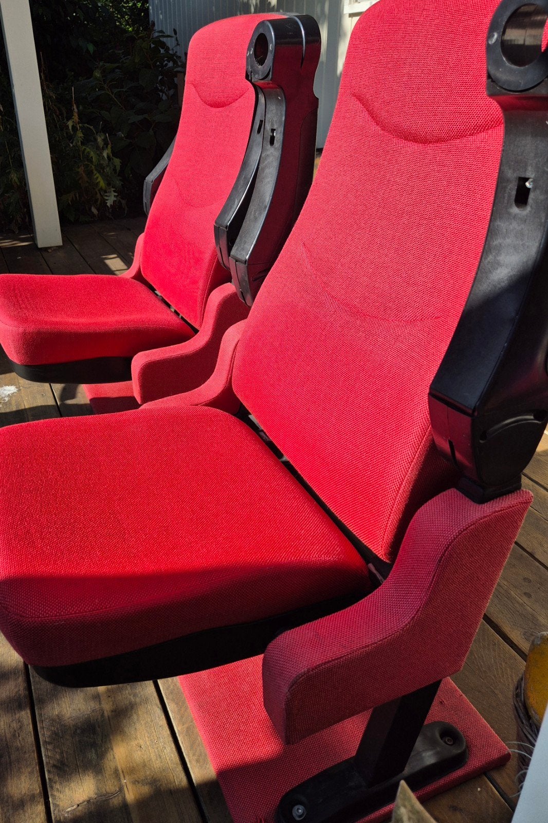 luxe bioscoopstoelen Stagecaptain CS-600R movieking rood red, Twee, Luxe, Ophalen of Verzenden, Zo goed als nieuw
