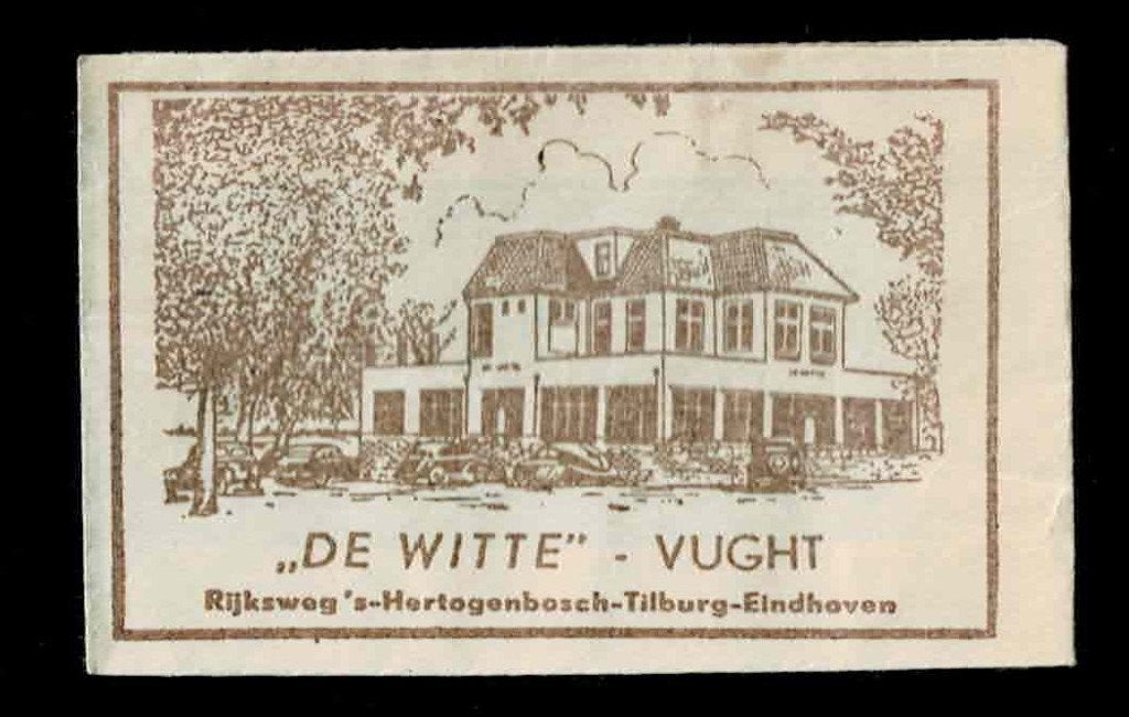 suikerzakje 1429 De Witte Vught, Verzamelen, Suikerzakjes, Ophalen of Verzenden, Nederland