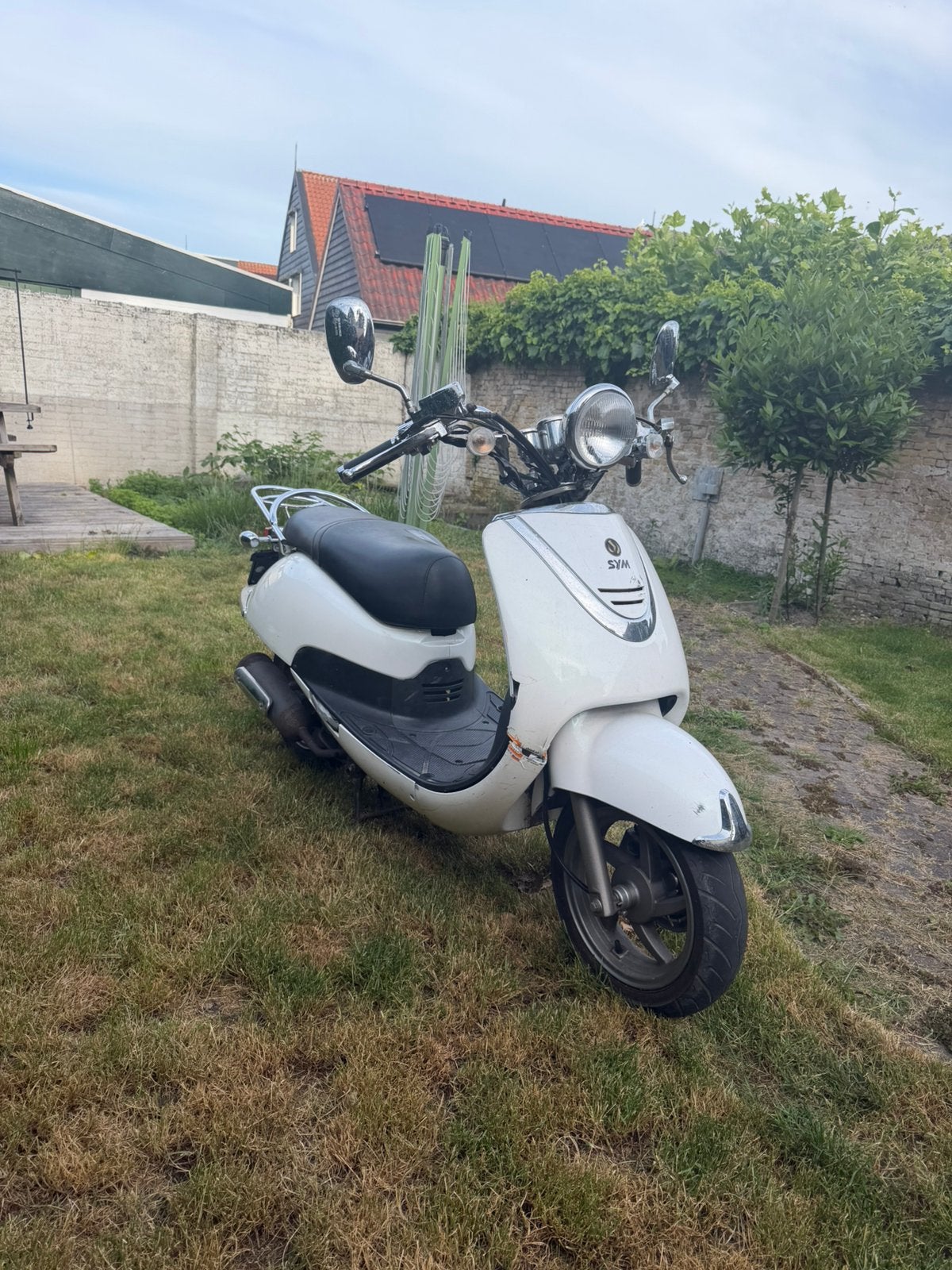 Scooter blauw kenten, Ophalen, Zo goed als nieuw, Benzine, Overige modellen