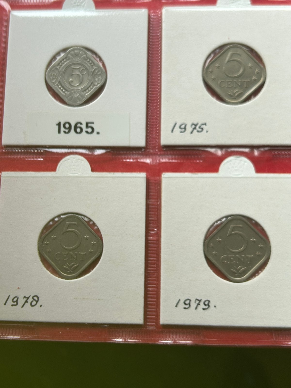 5 cent Nederlandse Antillen, Verzenden