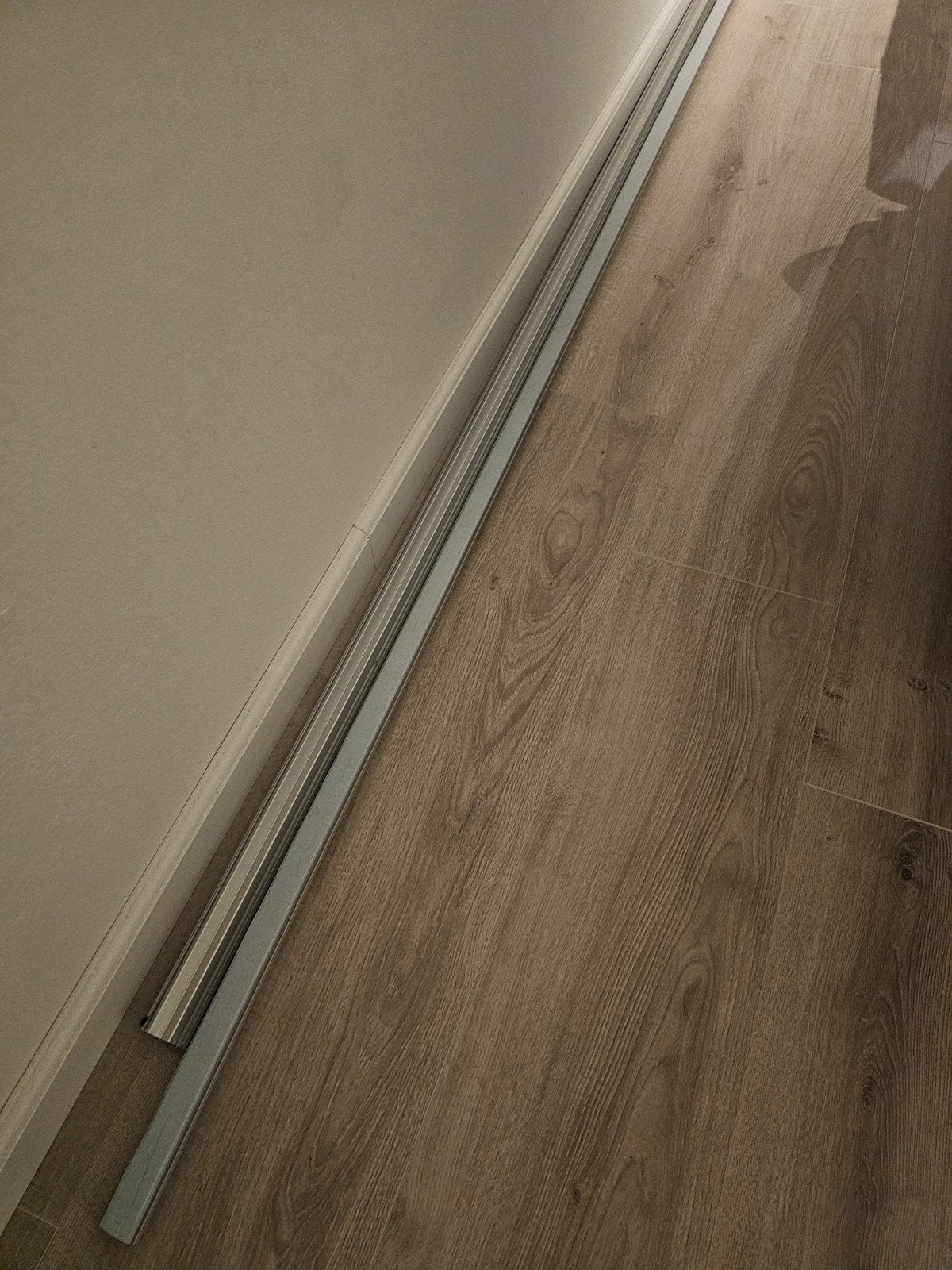 Greeplijst 18 mm Schuifdeur Zilver 260 cm (3 stuks), Ophalen, Overige typen