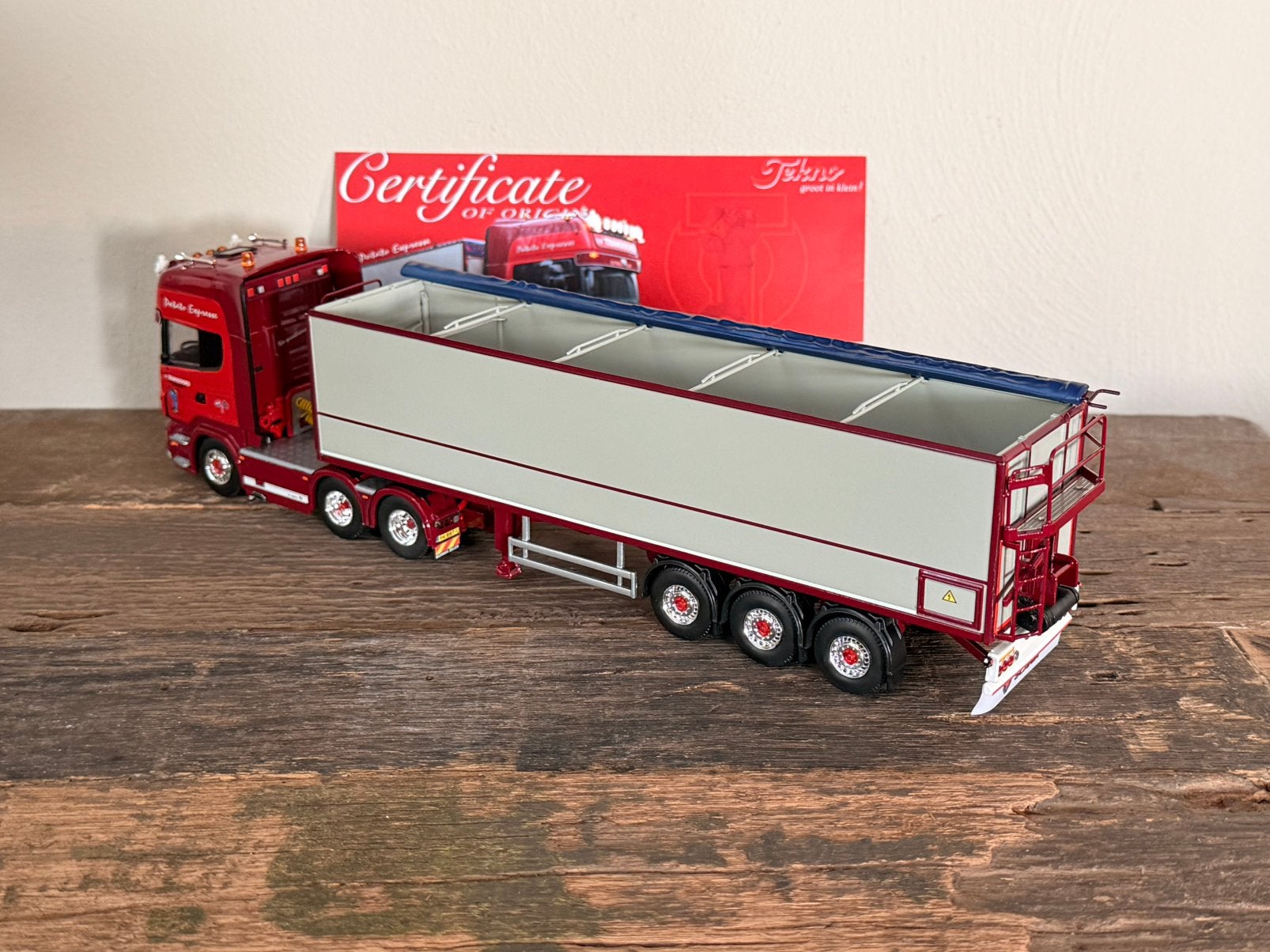 Tekno - Scania Topline Transoord, Ophalen of Verzenden, Zo goed als nieuw, Bus of Vrachtwagen, Tekno