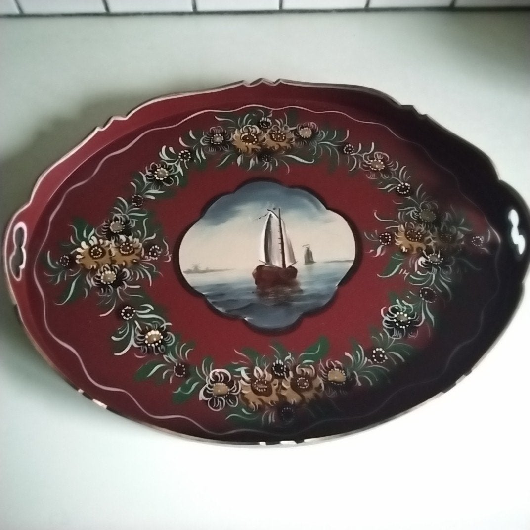 Hindelooper/ hindeloopen  heel veel items, Ophalen of Verzenden, Overige kleuren, Glas, Minder dan 50 cm