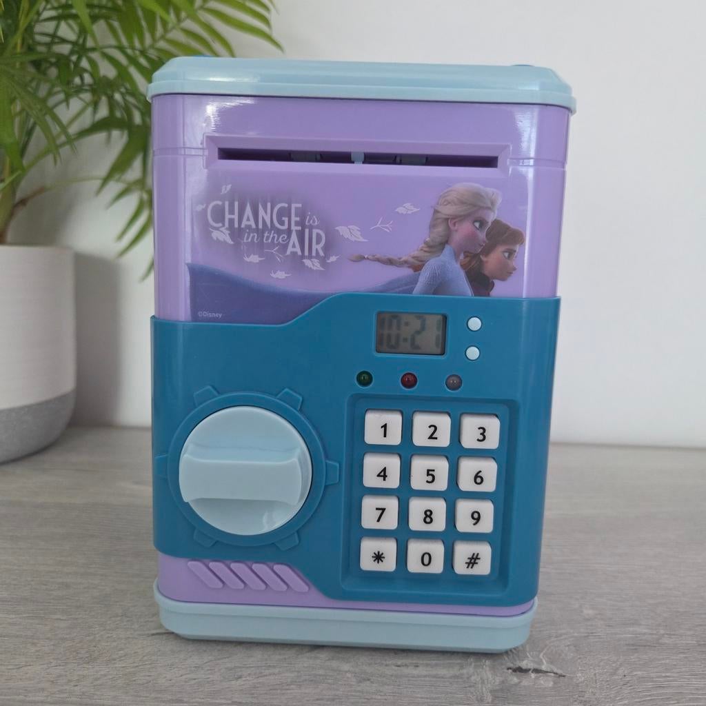Disney Frozen 2 Digitale Spaarpot Kluis met Pincode, Ophalen of Verzenden, Zo goed als nieuw, Kunststof, Strip- of Tekenfilmfiguur