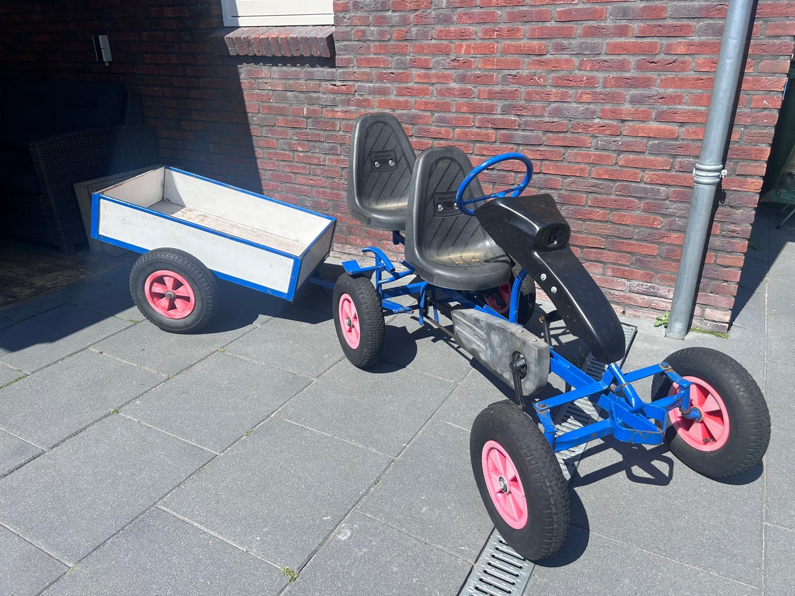 Mammoet duozit skelter inclusief kar, Ophalen, Gebruikt, Mammoet, Duozit