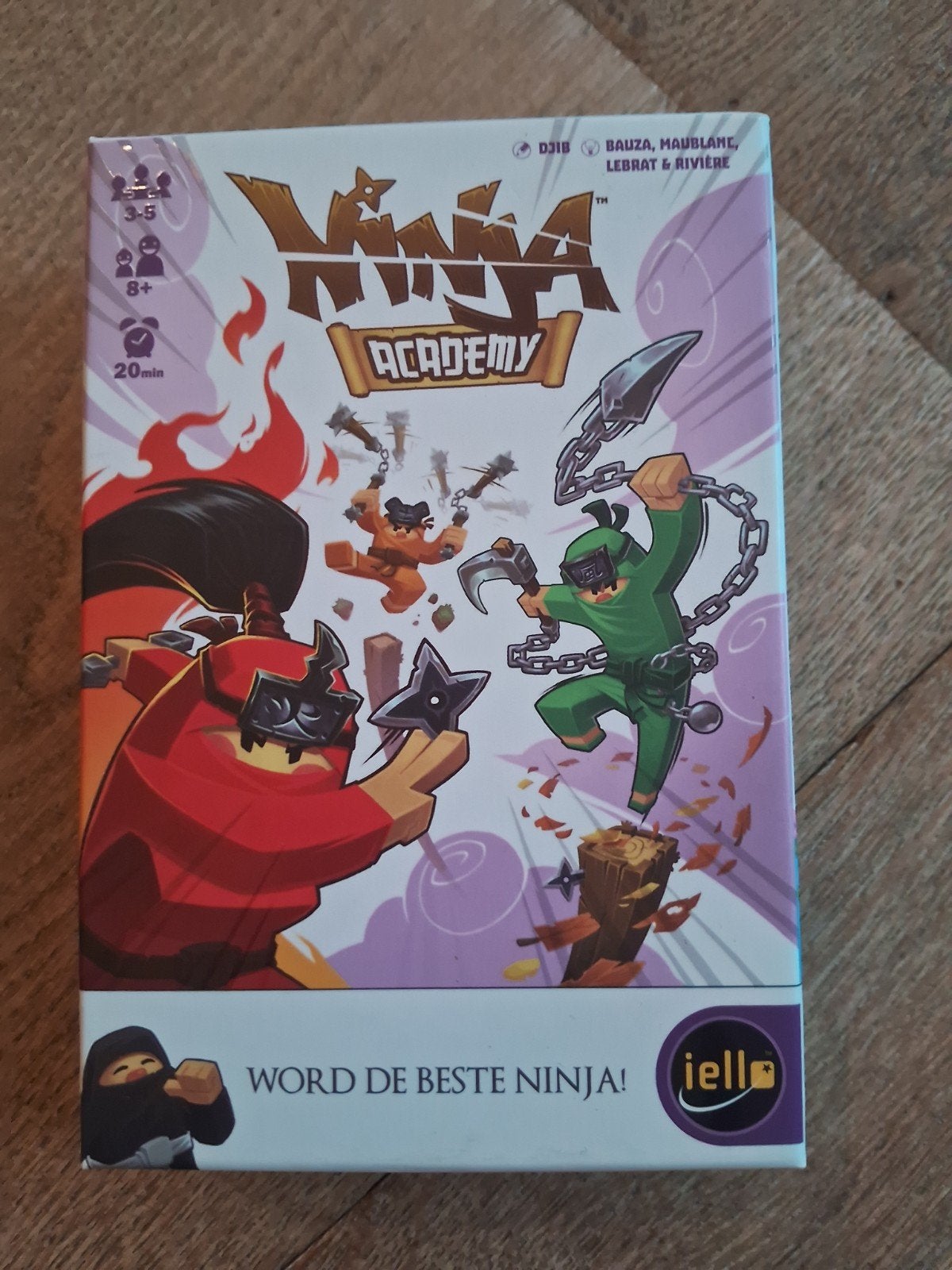 Ninja Ninja Academy Spel - Nieuw in verpakking, Drie of vier spelers, Ophalen of Verzenden, Nieuw, Iello