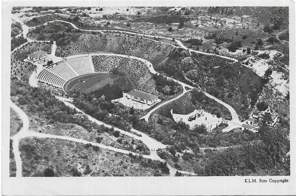 AK Bloemendaal - Openluchttheater, KLM foto, Verzenden, 1940 tot 1960, Ongelopen, Noord-Holland