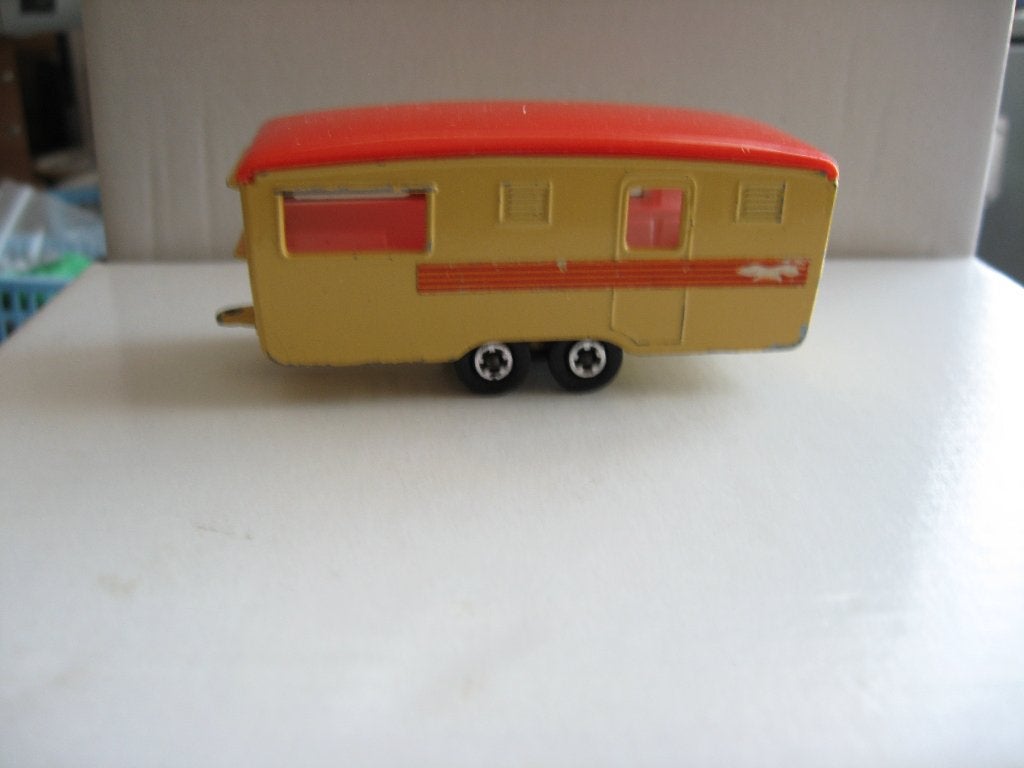 Matchbox Caravan 1:87, Ophalen of Verzenden, Zo goed als nieuw, Overige typen, Matchbox