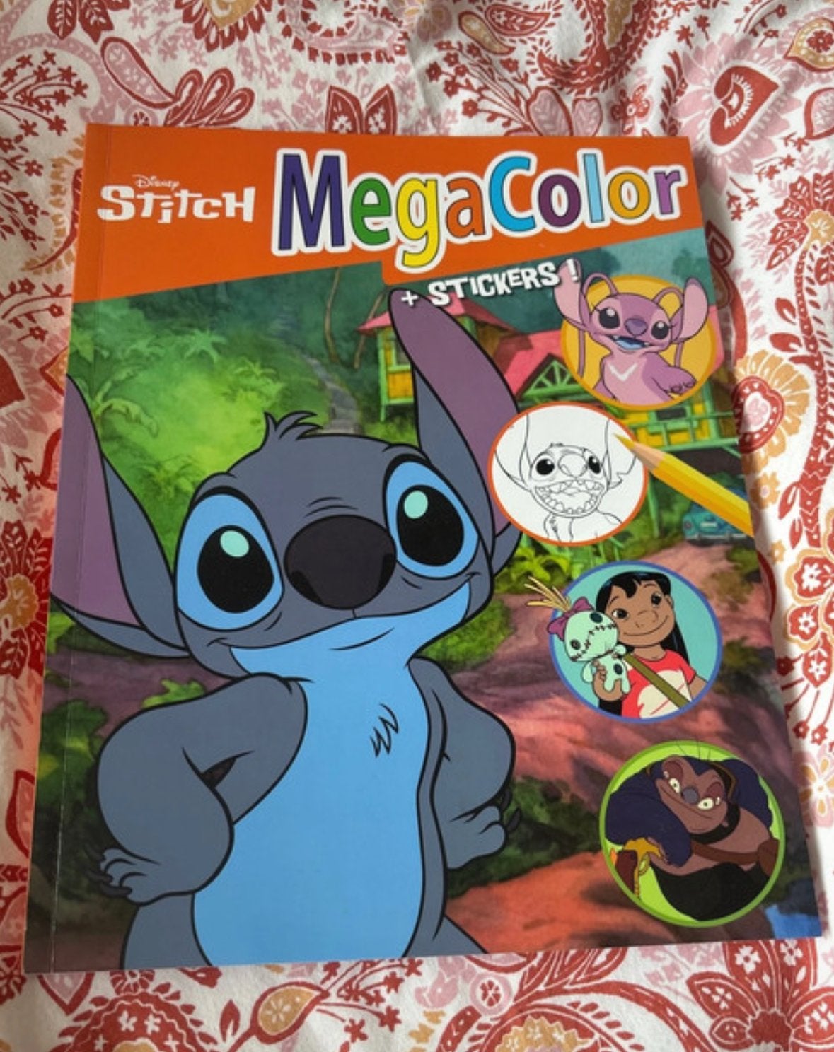 Disney Stitch MegaColor Kleurboek + Stickers - Nieuw, Ophalen of Verzenden, Nieuw, Knutselen