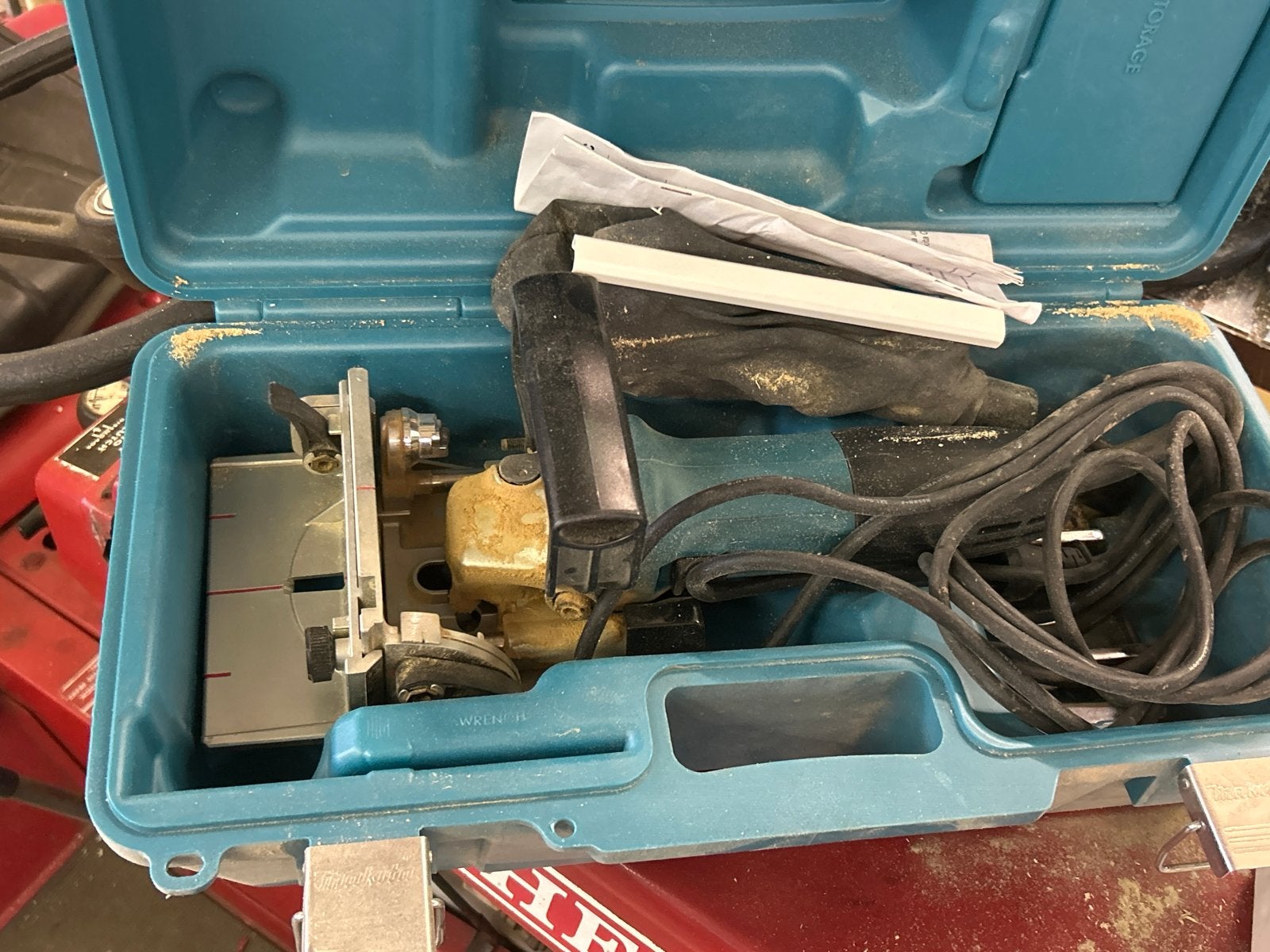 Makita lamello machine, Ophalen of Verzenden, Zo goed als nieuw